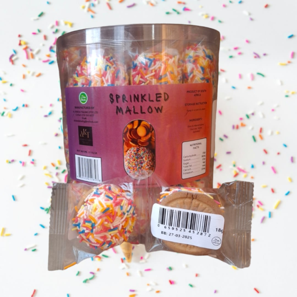 Sprinkled Mallow Tub 36pcs (Confetti) x 18g