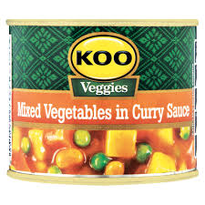 Koo Mixed Vegetables in Curry Sauce 215g